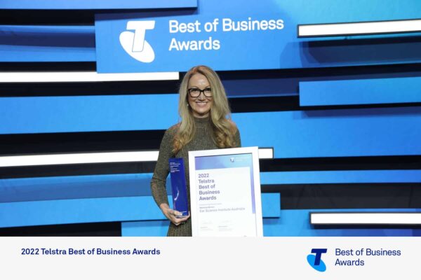 Telstra Best of Business Awards announce Ear Science as the national winner for Championing Health in Australia